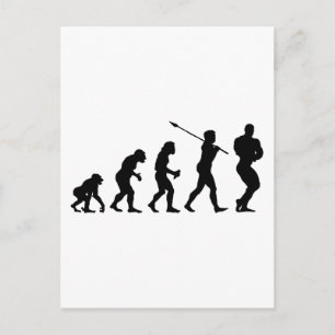 Bodybuilder Postkarte