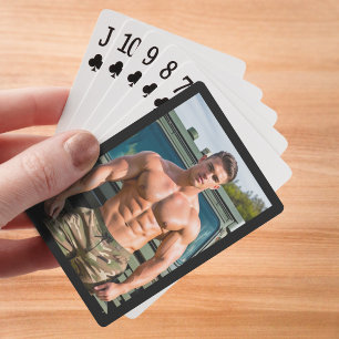 Bodybuilder soldat Jeux de cartes