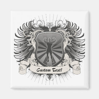BodyBuilder-Wappen Magnet