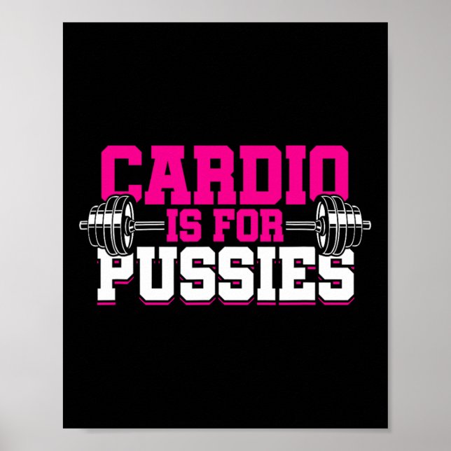 Bodybuilder Weightlifter Poster (Vorne)