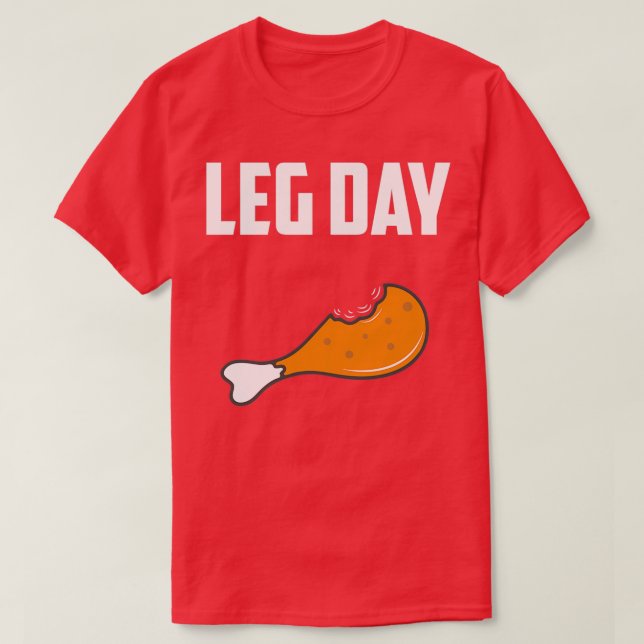 Bodybuilding am Tag 3 T-Shirt (Design vorne)