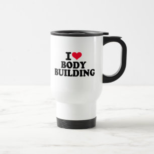 Bodybuilding der Liebe I Reisebecher