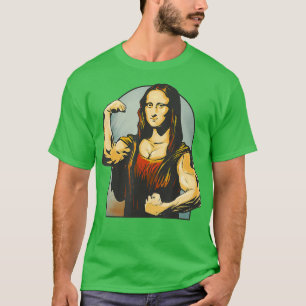 Bodybuilding der Mona Lisa Fitness T-Shirt