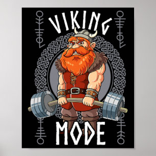 Bodybuilding des Videomodus Poster