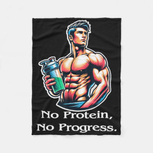 Bodybuilding-Ernährung Fitnessstudio Leben Kein Pr Fleecedecke