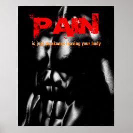 Bodybuilding Fitness Inspiration Poster