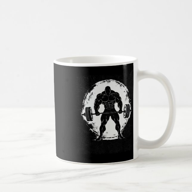 Bodybuilding für alte Schule Kaffeetasse (Rechts)