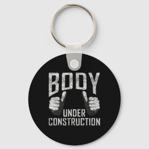 Bodybuilding für den Aufbau eines Gym-Workout Schlüsselanhänger