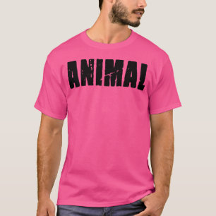 Bodybuilding für die Trapezarbeit in Tiergymnastik T-Shirt