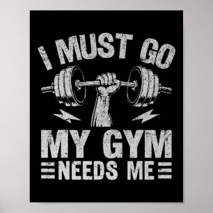 Bodybuilding für motivierend Workout-Fitness Poster