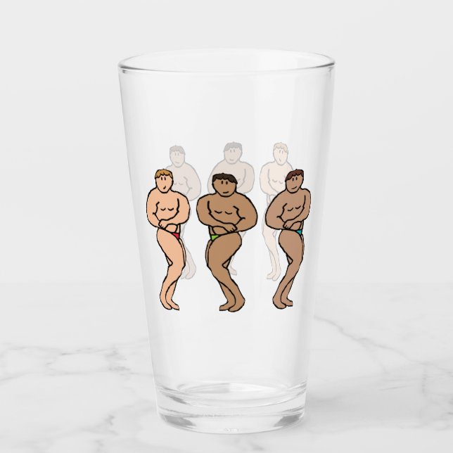 Bodybuilding Glas (Vorderseite)