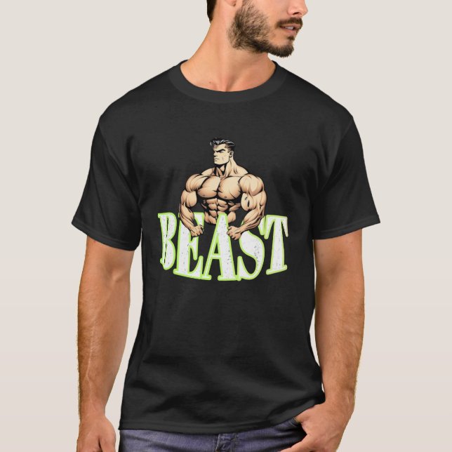 Bodybuilding Gorilla Gym Fitness Beast  2 T-Shirt (Vorderseite)