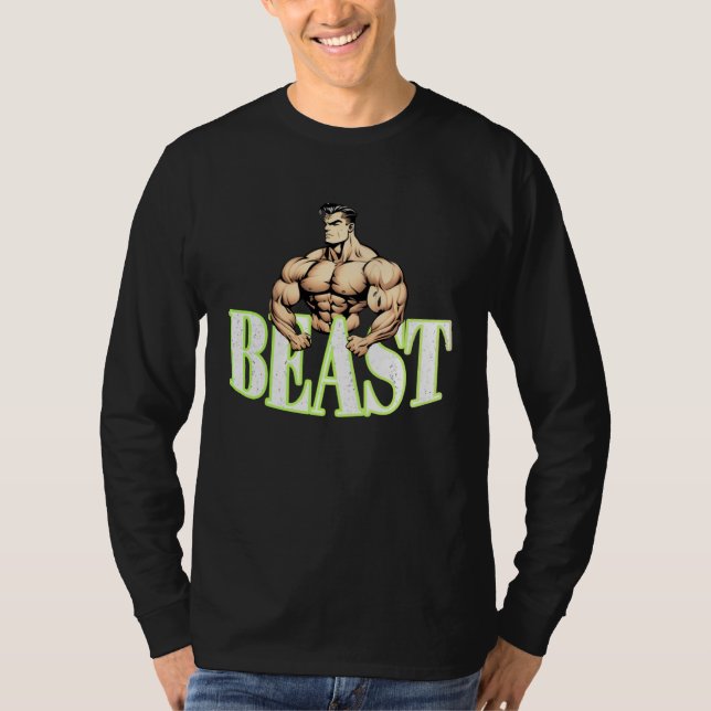 Bodybuilding Gorilla Gym Fitness Beast  2 T-Shirt (Vorderseite)