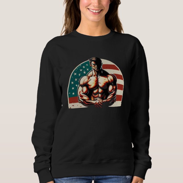 Bodybuilding Gorilla Gym Fitness Beast Sweatshirt (Vorderseite)