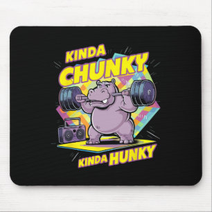 Bodybuilding Gym Kinda Chunky Kinda Hunky Weightli Mousepad