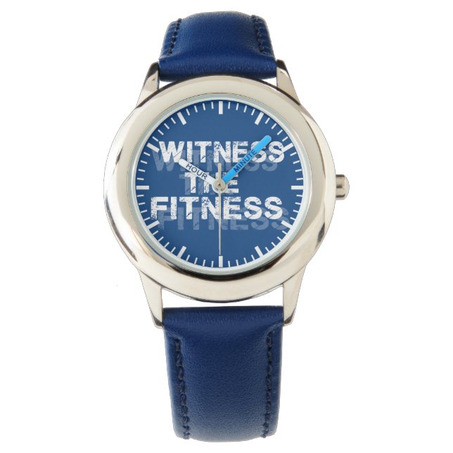 Bodybuilding Gym Motivation Armbanduhr (Vorderseite)