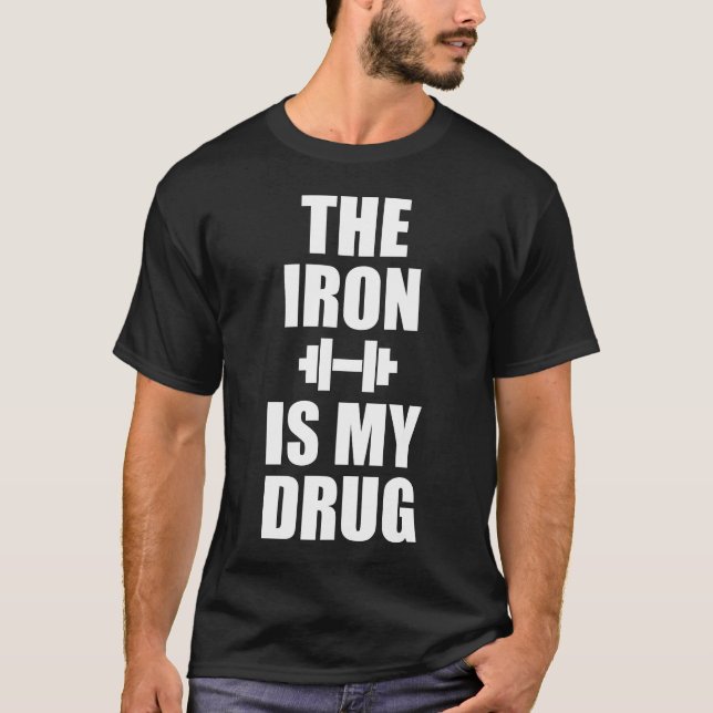 Bodybuilding Gym Motivation - der Eisen ist mein M T-Shirt (Vorderseite)