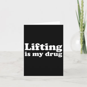 Bodybuilding Gym Workout I Liebe Lifting ist mein  Karte