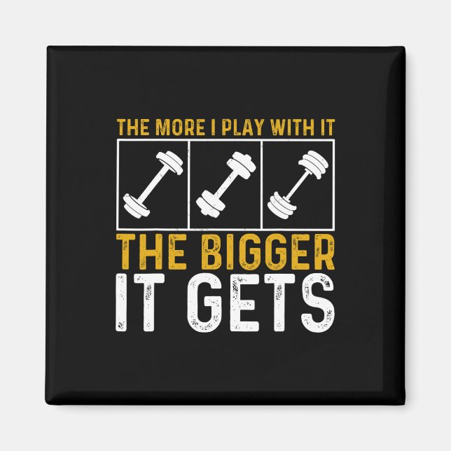 Bodybuilding Gymnastik trainieren Muskeln Magnet (Vorne)