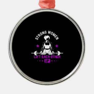 Bodybuilding Gymnastiktrainings für Frauen Ornament Aus Metall