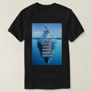 Bodybuilding Iceberg Skulptur Motivierend T-Shirt