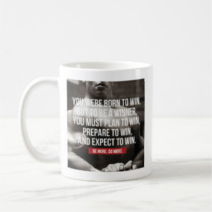 Bodybuilding Inspiration - Geboren zu gewinnen - W Kaffeetasse