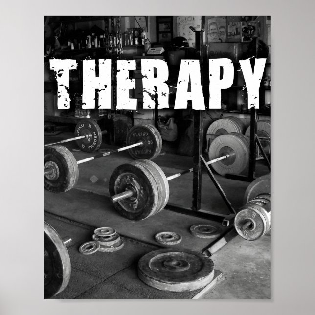 Bodybuilding Inspiration Zitat Poster (Vorne)