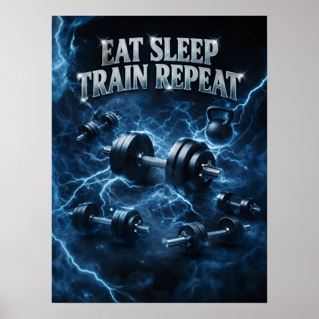 Bodybuilding Iron Thunder Poster (Vorne)