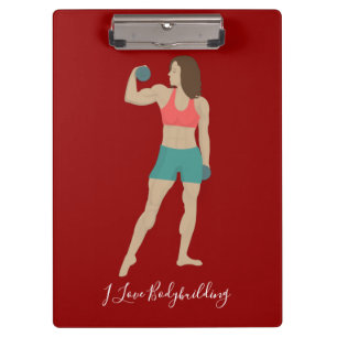 Bodybuilding Klemmbrett