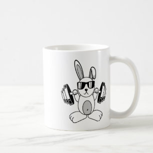 Bodybuilding Kraftdrehen Fitness Gym Kaninchen - K Kaffeetasse