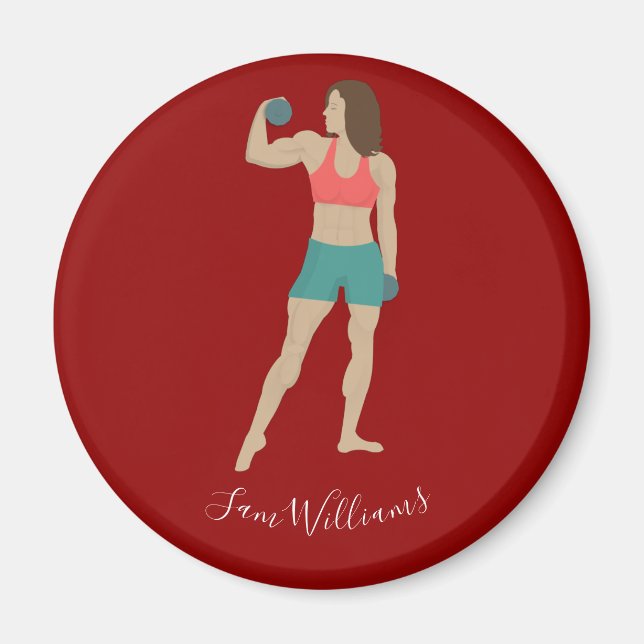 Bodybuilding Magnet (Vorne)