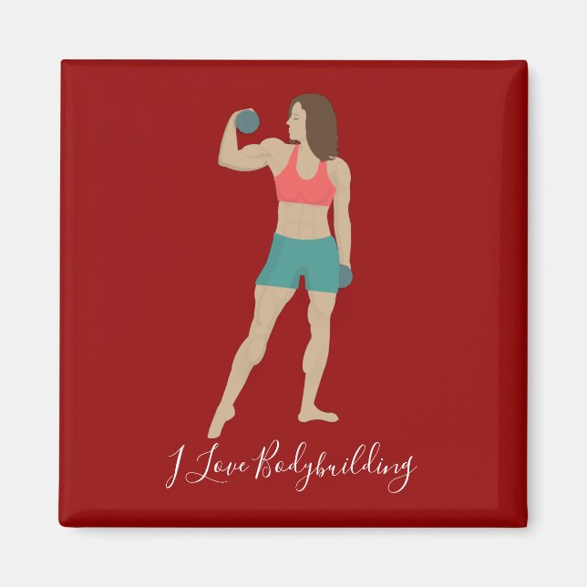 Bodybuilding Magnet (Vorne)