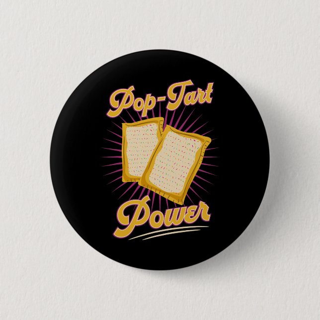 Bodybuilding Pre-workout Pop Tart Power Gym Exerci Button (Vorderseite)