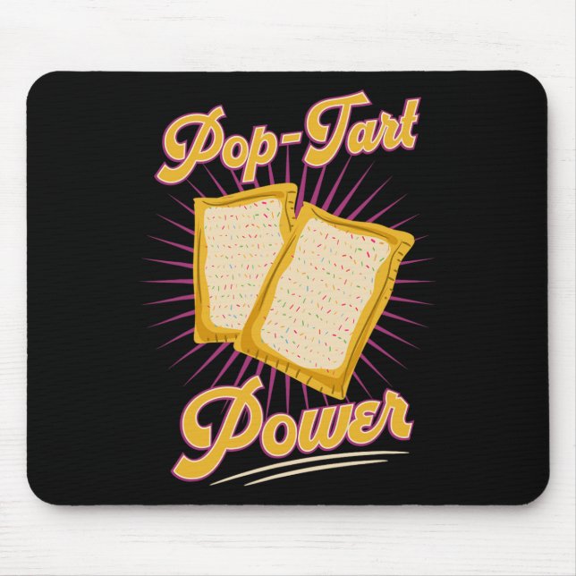 Bodybuilding Pre-workout Pop Tart Power Gym Exerci Mousepad (Vorne)