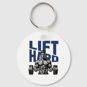 Bodybuilding-Schwung-Bewegungs-Sprichwort Schlüsselanhänger
