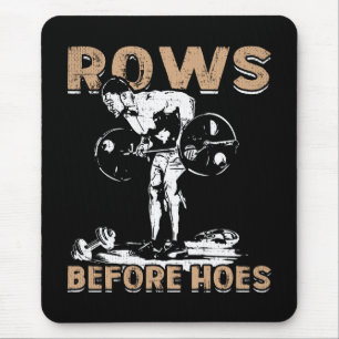 Bodybuilding Spaß - Zeilen vor dem Hin und Her - N Mousepad