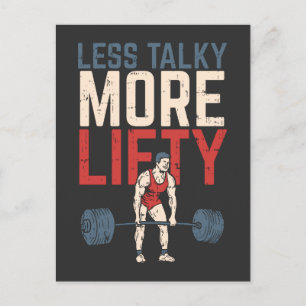 Bodybuilding Sport Fitness Geschenk Postkarte
