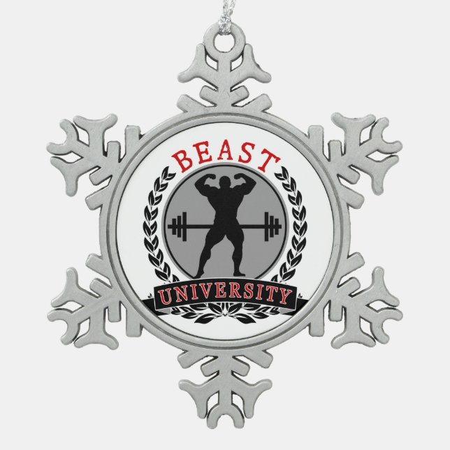 Bodybuilding Univ Bodybuilding Ornement de flocon  (Devant)