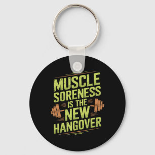 Bodybuilding-Workout-Motivation und Krafttraining Schlüsselanhänger