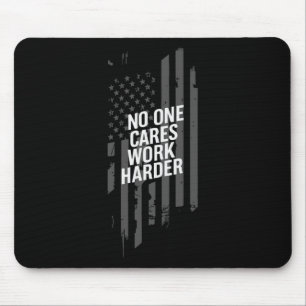 Bodybuilding-Workout Niemand kümmert sich Arbeite Mousepad