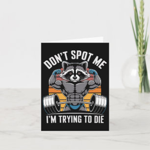 Bodybuilding Workout Spott mir nicht, dass ich ver Karte