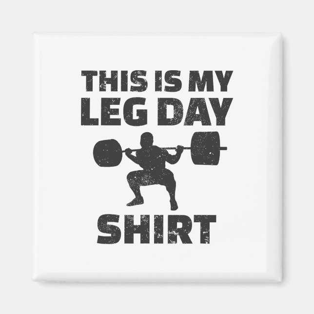 Bodybuilding zum Gewichtsheben Magnet (Vorne)