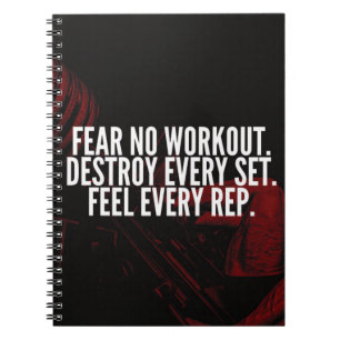 BodybuildingWorkout motivierend Notizblock