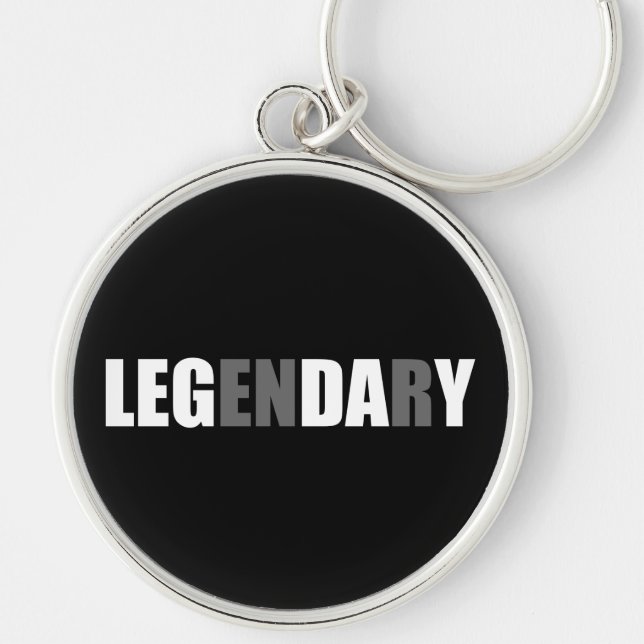 Bodybuliding - Leg Day - Legendär Schlüsselanhänger (Vorne)