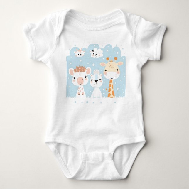 Bodysuit für niedliche Babys Baby Strampler (Vorderseite)