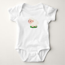 Bodysuit - mit bezauberndem Schafdesign bedruckt