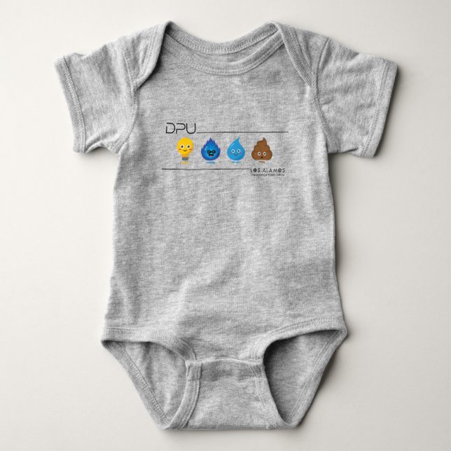 Bodysuit mit Blinky, Toasty, Droppy, & Duke Baby Strampler (Vorderseite)