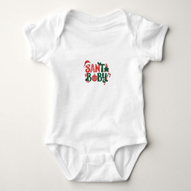 Bodysuit - Santa Baby Baby Strampler (Vorderseite)