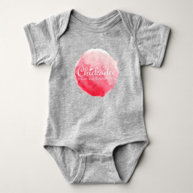 Bodysuit-Säugling für Chickadelogo Baby Strampler (Vorderseite)