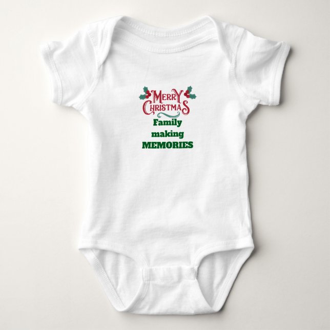 Bodysuits Frohe Weihnachten (Vorderseite)
